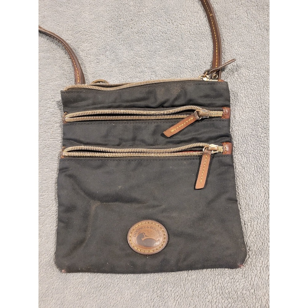 Dooney & Bourke Nylon North South Triple Zip for Restoration Or Repair See Pics